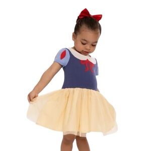 Disney Toddler Girls Snow White Cosplay Tulle Dress 12 Months